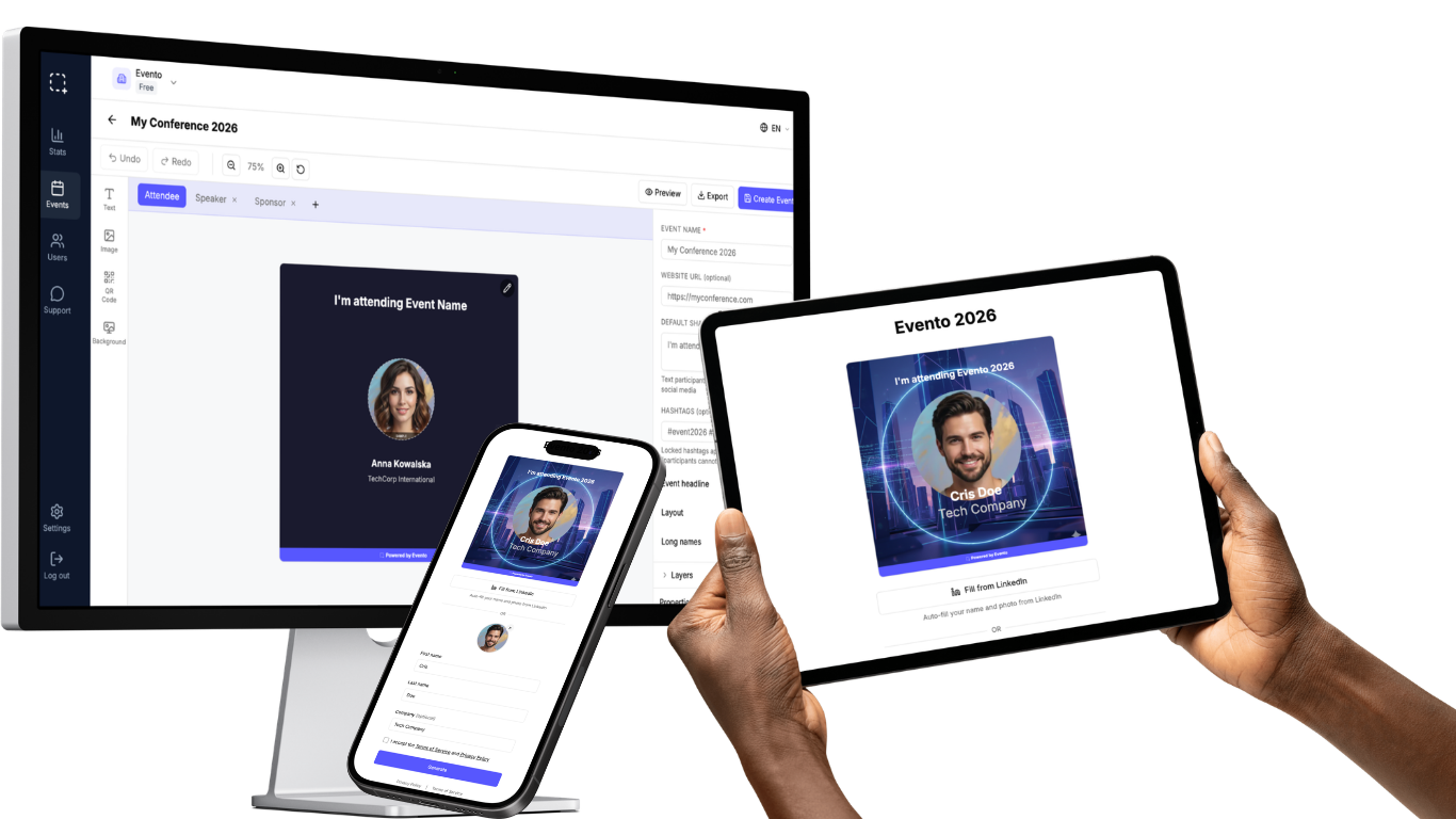 Evento App Dashboard